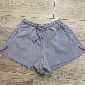 Brandy Melville John Galt pajama shorts, 1 size fits all, light purple